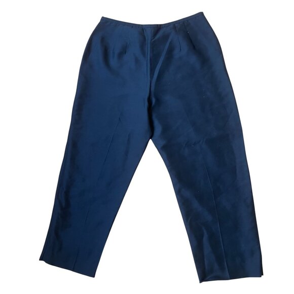 Vintage Depeche Mode Black Embroidered Satin Pants – Floral Fan & Dragonfly Stat - Picture 7 of 10